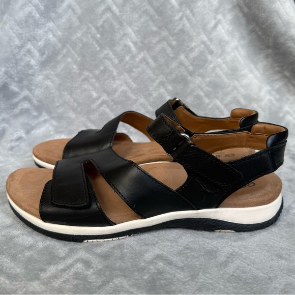Black Earth Origins Sureal Casual Leather Velcro Sandals Women’s Size 8.5 - Picture 8 of 8